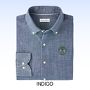 PETER MILLAR DEVONPORT CHAMBRAY COTTON-STRETCH SPORT SHIRT