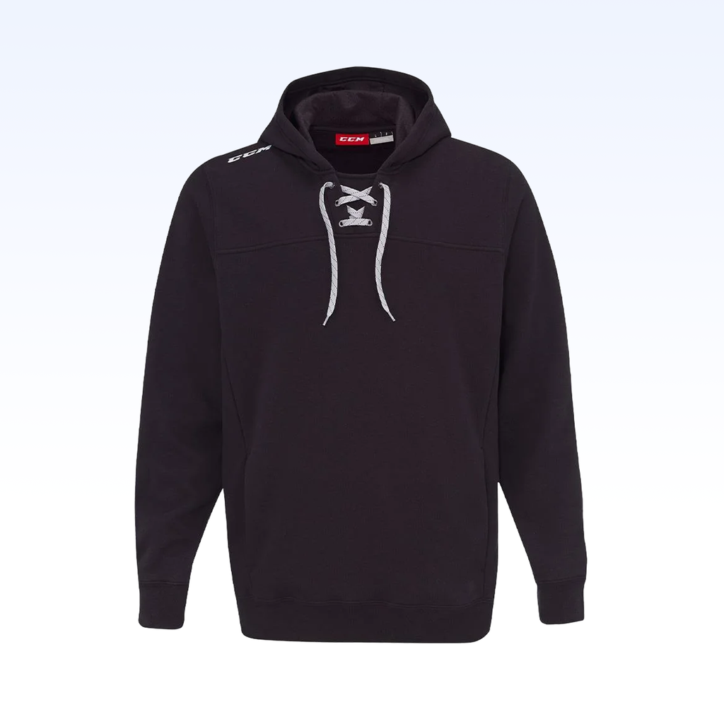 CCM FLEECE LACE HOODIE YT_Black