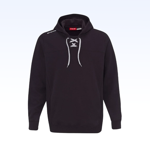CCM FLEECE LACE HOODIE YT_Black